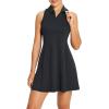 imagebaleaf Womens Golf Dress Sleeveless Tennis Dresses with Built in Shorts Pockets Racerback Workout Athletic