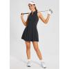 imagebaleaf Womens Golf Dress Sleeveless Tennis Dresses with Built in Shorts Pockets Racerback Workout Athletic