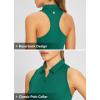 imagebaleaf Womens Golf Dress Sleeveless Tennis Dresses with Built in Shorts Pockets Racerback Workout AthleticGreen