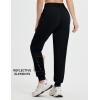 imagebaleaf Womens Joggers Running Hiking Pants with Zipper Pockets Lightweight Athletic Sweatpants Workout Jogging TravelBlack