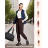 imagebaleaf Womens Joggers Running Hiking Pants with Zipper Pockets Lightweight Athletic Sweatpants Workout Jogging TravelDark Brown