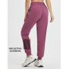 imagebaleaf Womens Joggers Running Hiking Pants with Zipper Pockets Lightweight Athletic Sweatpants Workout Jogging TravelRose Red