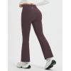 imagebaleaf Womens Petite Fleece Lined Pants Winter Thermal Warm Yoga Flare Leggings 27quot Snow PantsDark Brown