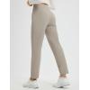 imagebeleaf Womens Travel Pants Fleece Lined High Waisted Golf Pants Winter Warm Thermal Water Resistant Athletic Work CasualKhaki