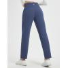 imagebeleaf Womens Travel Pants Fleece Lined High Waisted Golf Pants Winter Warm Thermal Water Resistant Athletic Work CasualNavy Blue