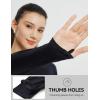 imagebaleaf Womens Long Sleeve Workout Shirts for Women Active Tops Soft Activewear Moisture Wicking Running Clothes TravelBlack