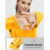 imagebaleaf Womens Long Sleeve Workout Shirts for Women Active Tops Soft Activewear Moisture Wicking Running Clothes TravelYellow