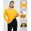 imagebaleaf Womens Long Sleeve Workout Shirts for Women Active Tops Soft Activewear Moisture Wicking Running Clothes TravelYellow