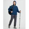 imagebaleaf Womens Rain Jacket 14 Packable Lightweight Windbreaker WaterResistant Pullover Jackets with Hood Hiking TravelNavy Blue