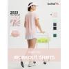 imagebaleaf Womens Short Sleeve Workout Shirts Athletic Running Yoga Tops with Curved Hem Quick Dry Sun TShirt UPF 50Light Pink