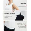 imagebaleaf Womens Sleeveless Workout Tops Athletic Racerback Tank Top High Neck Yoga Running Shirts Loose Fit Gym TennisUltra White