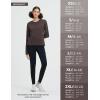 imagebaleaf Womens Thermal Tops Long Sleeve Fleece Running Shirts Thumbhole Cold Weather Winter Gear Workout Base LayerDark Brown