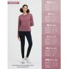 imagebaleaf Womens Thermal Tops Long Sleeve Fleece Running Shirts Thumbhole Cold Weather Winter Gear Workout Base LayerRose Red