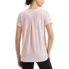 imagebaleaf Womens Short Sleeve Workout Shirts Athletic Running Yoga Tops with Curved Hem Quick Dry Sun TShirt UPF 50Light Pink