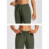 imagebaleaf Womens 15quot Hiking Shorts Long Bernuda Cargo Below The Knee Capris Lightweight Quick Dry Elastic Waist for Casual15ingreen