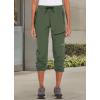 imagebaleaf Womens Hiking Pants Quick Dry Lightweight Water Resistant Elastic Waist Cargo Pants for All Seasons29army Green