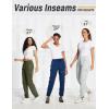 imagebaleaf Womens Hiking Pants Quick Dry Lightweight Water Resistant Elastic Waist Cargo Pants for All Seasons29deep Gray