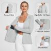 imagebaleaf Womens Sun Protection Jacket Hoodie Clothing Lightweight Long Sleeve Sun Cover Up ShirtGray