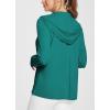 imagebaleaf Womens Sun Protection Jacket Hoodie Clothing Lightweight Long Sleeve Sun Cover Up ShirtGreen