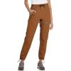 imagebaleaf Womens Hiking Pants Quick Dry Lightweight Water Resistant Elastic Waist Cargo Pants for All Seasons31caramel