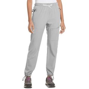 imagebaleaf Womens Hiking Pants Quick Dry Lightweight Water Resistant Elastic Waist Cargo Pants for All Seasons29glacier Gray
