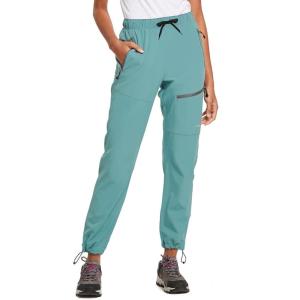 imagebaleaf Womens Hiking Pants Quick Dry Lightweight Water Resistant Elastic Waist Cargo Pants for All Seasons29pond