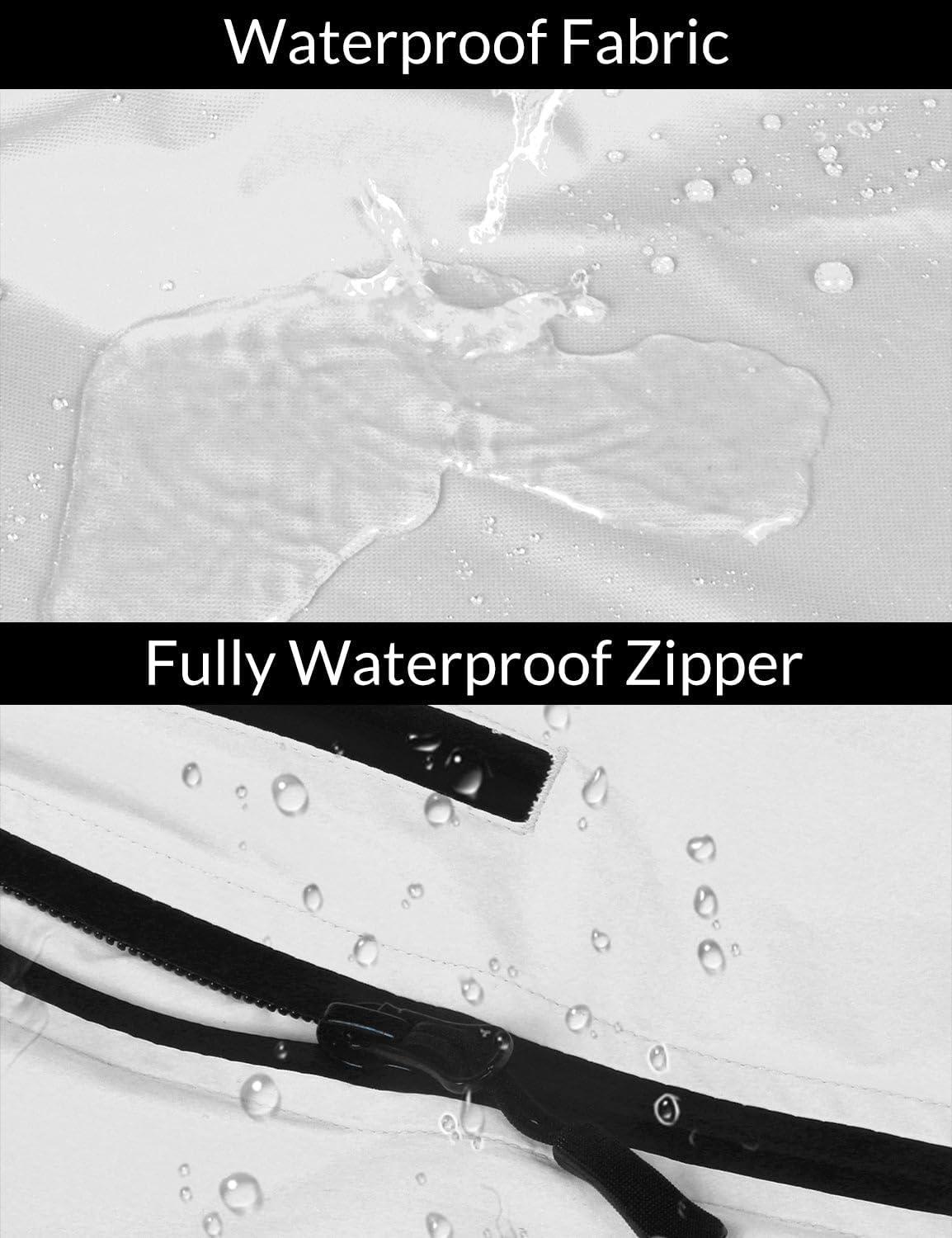 imagebaleaf Mens Rain Jacket Waterproof Windbreaker Raincoat Running Cycling Hiking Gear Hood Lightweight Reflective PackableAwhite