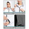 imagebaleaf Womens Rain Jacket Waterproof Lightweight Raincoat Windbreaker Outdoor Hooded TravelWhite