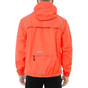 imagebaleaf Mens Rain Jacket Waterproof Windbreaker Raincoat Running Cycling Hiking Gear Hood Lightweight Reflective PackableAred