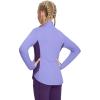 imagebaleaf Girls Long Sleeve Shirts Fleece Jacket Fall Half Zip Pullover Kids Sweatshirts Athletic Thermal CoatBpurple