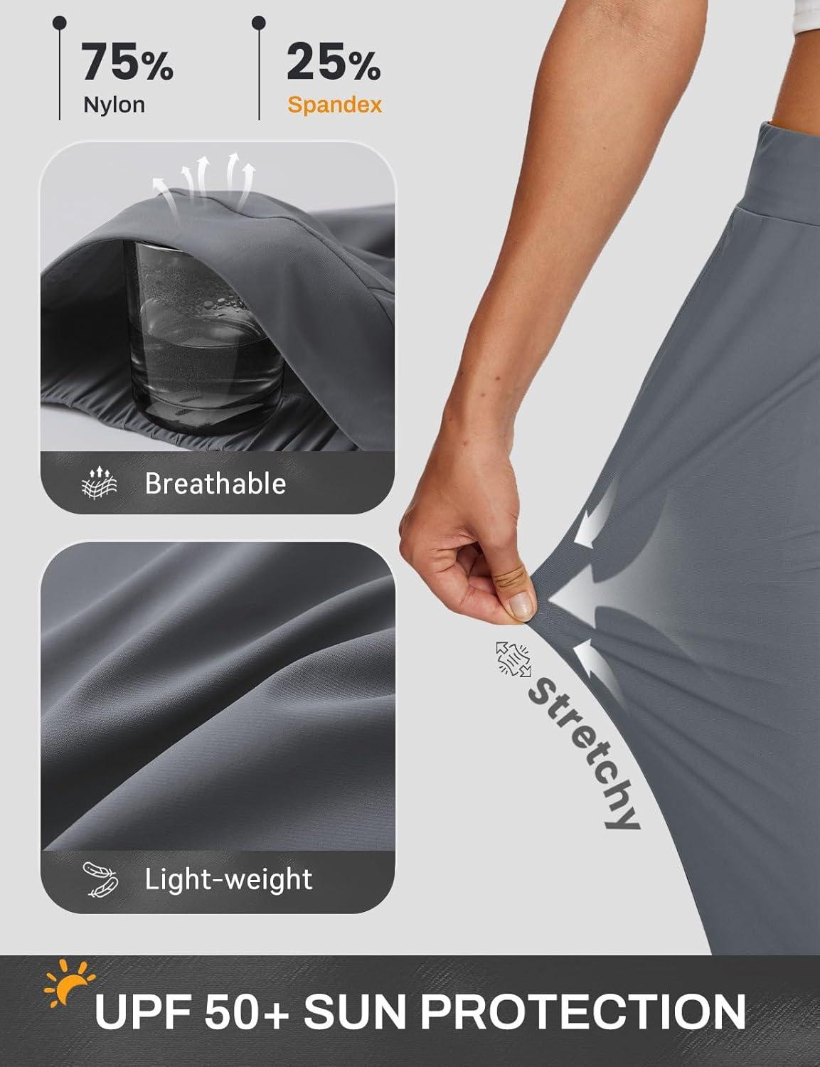 imagebaleaf Womens Business Casual Pants Stretch Travel Pants On Airport with Zipper Pockets Dressy Slacks Golf Work Pull onGrey