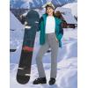 imagebaleaf Snow Pants Womens Fleece Lined Water Resistant Insulated Softshell Winter Ski Pants with Pockets Snowboarding HikingDark Gray