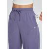 imagebaleaf Womens Capri Pants Wide Leg Plus Size UPF50 Lightweight Quick Dry Pants Casual Loose Sweatpants Hiking Walking21 Caprispurple