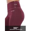 imagebaleaf Womens Cotton Flare Yoga Pants High Waisted Bootcut Bell Bottom Leggings Dressy Work Office TrousersBurgundy