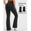 imagebaleaf Womens Flare Leggings with Zipper Pockets Drawstring Flared Yoga Pants Bell Bottom Leggings Tummy ControlBlack