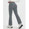 imagebaleaf Womens Fleece Lined Pants Winter Thermal Warm Bootcut Flare Leggings Hiking Yoga Pants with Zip Pockets Cold WeatherDark Gray