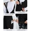 imagebaleaf Womens Snow Bibs Pants Waterproof Insulated Ski Overalls Pants Snowboarding Winter Warm Snow SuitBlack