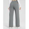 imagebaleaf Womens Winter Pants Fleece Lined Wide Leg Sweatpants with Pockets Warm Yoga Lounge DrawstringGrey