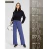 imagebaleaf Womens Winter Pants Fleece Lined Wide Leg Sweatpants with Pockets Warm Yoga Lounge DrawstringNavy