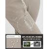 imagebeleaf Womens Fleece Lined Pants Winter Warm Thermal Water Resistant High Waisted Travel Pants Thick Pants Work Golf CasualKhaki