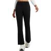 imagebaleaf Womens Fleece Lined Pants Winter Flare Yoga Pants Warm Thermal Bootcut LeggingsBlack