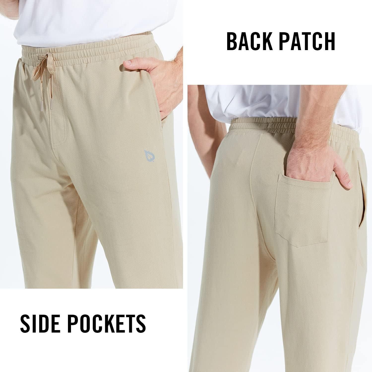 imagebaleaf mens SweatpantsBblackkhaki