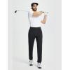 imagebaleaf 30 Mens Golf Joggers Pants Stretch Lightweight Quick Dry Slim Fit Casual Work Dress Sweatpants Zip PocketsBlack