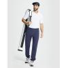 imagebaleaf 30 Mens Golf Joggers Pants Stretch Lightweight Quick Dry Slim Fit Casual Work Dress Sweatpants Zip PocketsBlue