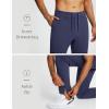 imagebaleaf 30 Mens Golf Joggers Pants Stretch Lightweight Quick Dry Slim Fit Casual Work Dress Sweatpants Zip PocketsBlue