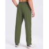 imagebaleaf Mens Athletic Pants with Zipper Pockets Lightweight Quick Dry Tapered Sweatpants for Track Workout Running JoggingArmy Green