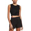imagebaleaf Workout Tank Tops for Women Sleeveless Running Athletic Loose Fit Yoga Tops Active Shirts Sports Gym ExerciseBlack