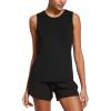imagebaleaf Workout Tank Tops for Women Sleeveless Running Athletic Loose Fit Yoga Tops Active Shirts Sports Gym ExerciseBlack