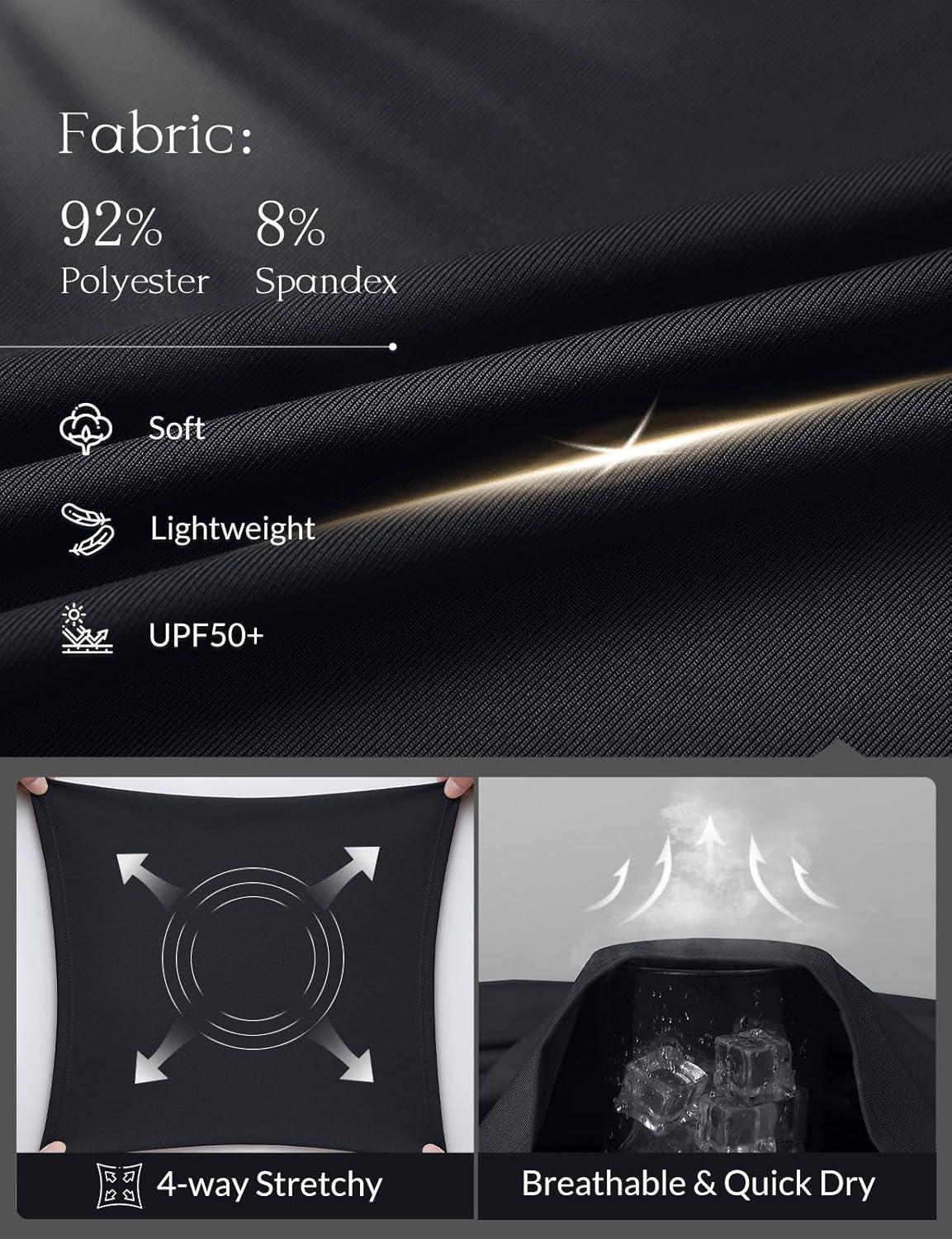 imagebaleaf Skorts for Woman 20quot Knee Length Golf Tennis Skirt High Waisted Long Athletic Casual Pockets UPF 50Black