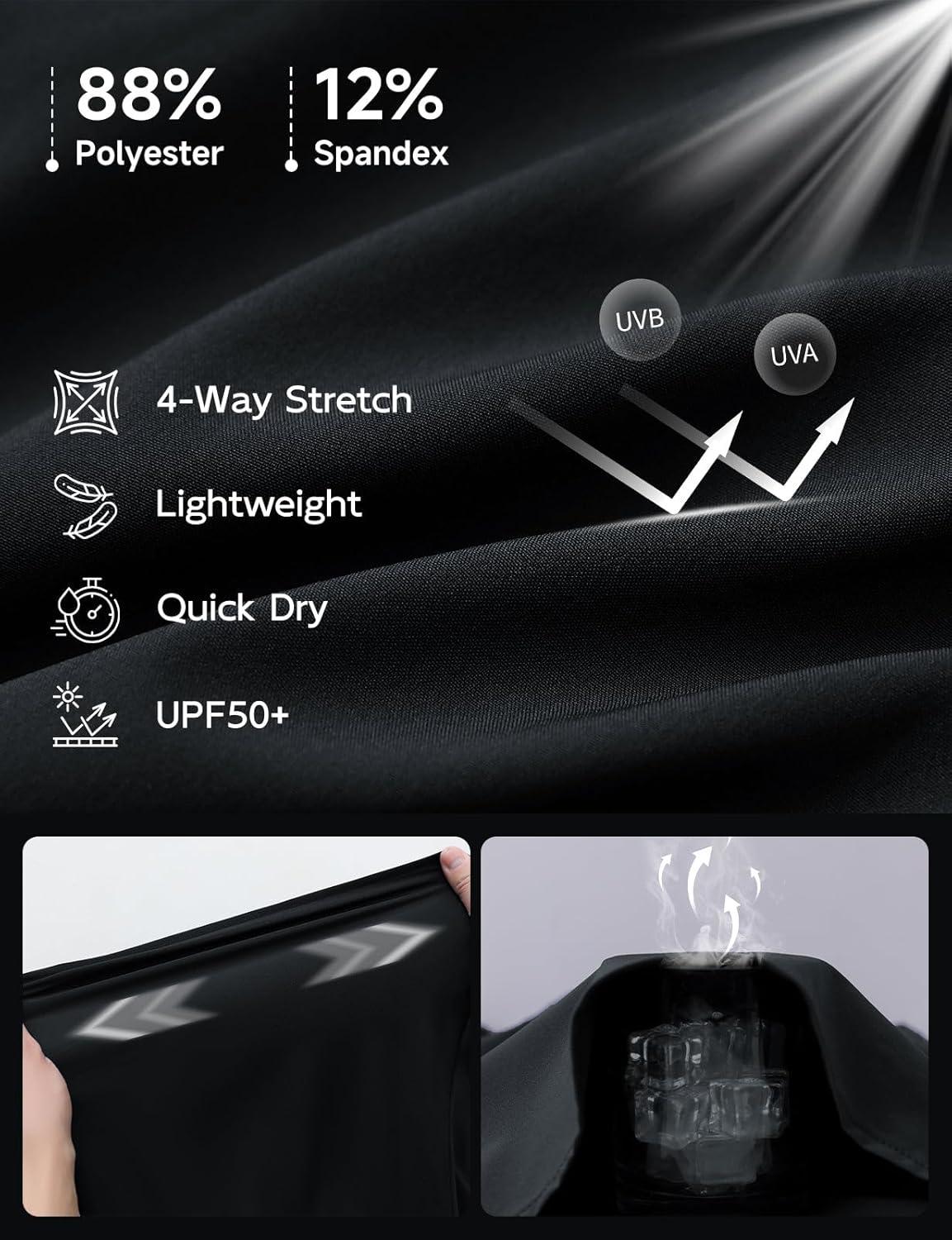 imagebaleaf Womens 3quot Workout Shorts High Waisted Athletic Running Shorts with Liner Sports Lightweight Quick DryBlack